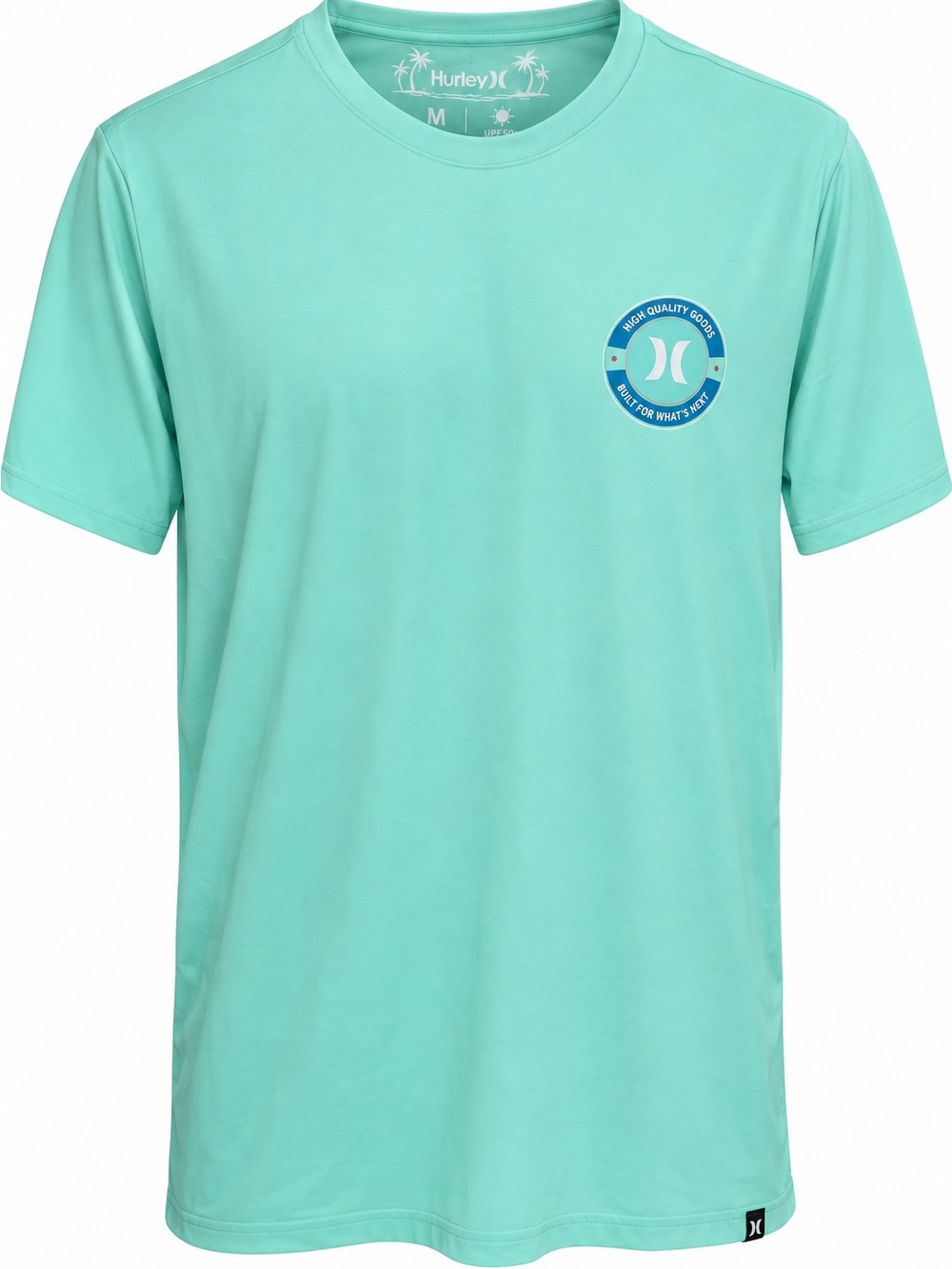 Hurley Men's Everyday Hybrid UPF 50+ Mahi-Mahi Surf Shirt Mint M NWT